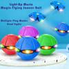 Schythely Magic Bouncing Ball with 6 Light,Pop up, Meta Ball Metaball Transforming Design Flying Saucer Bouncy Interactive Bouncing Balls for Parent-Child Interaction (Pink) view 4