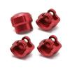 RC Cars Models For Arrma 1/7 1/8 4PCS Aluminum Alloy Shock Cap Absorber Protector RC Car Off-road Tracked Vehicles Parts Accessories Replacement Use(Red) view 2