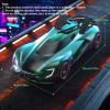 Alomejor RC Drift Car, 1:24 Scale Remote Control Racing Car with 360 Rotation, LED Lights Interchangeable Tires for Drifting and Racing (Green) view 4