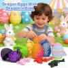 3D Printed Dragon Eggs with Dragon Inside,Articulated Crystal Dragon in Egg,Easter Basket Stuffers for Teens,Party Favors,Easter Gifts for Kids,Fantasy Tabletop Decor for Kids & Collectors (32PCS) view 4