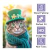 Cat with A Hat 500 Pieces Puzzle for Adults, Educational Intellectual Jigsaw Puzzle, St. Patrick's Day Fantasy Puzzles for Adults Fun Game 15.2 * 20.8 Inch view 2