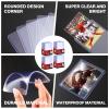 200 Card Sleeves Top Loaders for Cards Included 96 Pockets Top Loader Binder, 3" x 4" Baseball Card Protector Hard Plastic Card Holder for Sports Trading Cards (100 Toploaders + 100 Soft Sleeves) view 4