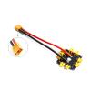 200A Power Distribution Board for Drone PDB with XT60/XT90/AS150 Input 8PCS ESC XT60 Outputs M3 Mounting Compact 50mm Power Hub for FPV Quadcopter Hexacopter (xt60 Input 8in1 B) view 2