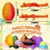 3D Printed Dragon Eggs with Dragon Inside,Prefilled Easter Eggs Filled,Articulated Flexible Dragon,Easter Advent Calendar Easter Basket Stuffers,Collectibles for Adults Teens Boy (24PCS) view 2
