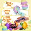 3D Printed Dragon Eggs with Dragon Inside,Prefilled Easter Eggs Filled,Articulated Flexible Dragon,Easter Advent Calendar Easter Basket Stuffers,Collectibles for Adults Teens Boy (24PCS) view 4