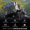 1/18 CR18P Terranaut 8x8 RC Crawler, 8WD Rock Truck with Active-AWS All-Wheel Steering, 2-Speed Transmission, Remote Winch & Portal Axles, Metal Gears Off-Road RC Car for Adults Collectors (Green) view 2