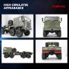 1/18 CR18P Terranaut 8x8 RC Crawler, 8WD Rock Truck with Active-AWS All-Wheel Steering, 2-Speed Transmission, Remote Winch & Portal Axles, Metal Gears Off-Road RC Car for Adults Collectors (Green) view 3