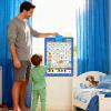 Alphabet Wall Chart,Educational Bilingual Interactive Toy,Music Spanish and English Preschool Wall Posters | for Ages 3-8 Language Development Classroom Preschool view 2