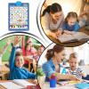Alphabet Wall Chart,Educational Bilingual Interactive Toy,Music Spanish and English Preschool Wall Posters | for Ages 3-8 Language Development Classroom Preschool view 4