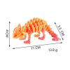 3D Printer Toys 3-d Printed Ankylosaurus 11cm/4.3in for Stress Relief Home Office Decompression Decor Executive Desk Toys-Yellow Green view 3