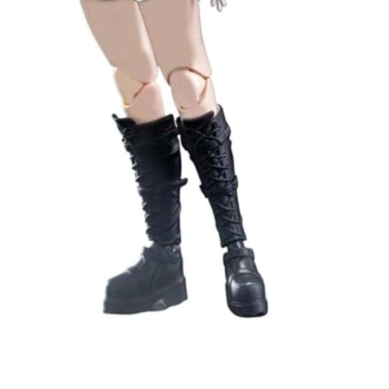 1/12 Scale Black Boots for 6'' Figma Snail Shell