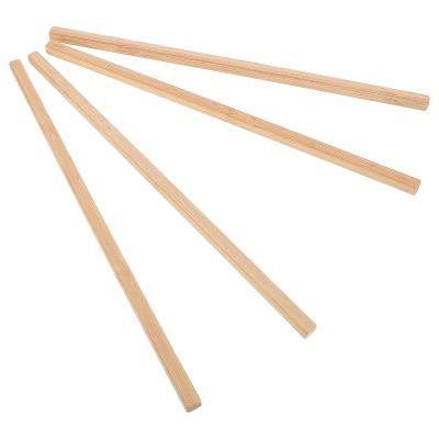 Abaodam 4pcs Wooden Mahjong Tile Pushers 38cm Set for Playing Mahjong Game Accessories for Home and Tournament Use