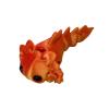 3D Printed Stuff Tiny 3D Printed Animals Salamander 8cm/3.1in for Home Office Executive Desk Decoration Surprise Fantasy Gifts Aquarium Landscaping-Red Gold view 1