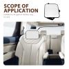 GETAJGHSD Car Rearview Mirror for Safety Adjustable Drivers Interior Mirror 23.5x15cm for Monitoring view 3