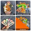 PENGFULL Felt Flannel Board Story Pieces for Toddlers PreschoolKids Interactive Storytelling Teaching Play Kits for Flannel Board or Felt Boardwith Words Felt PiecesZoo view 3