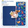 Kids Nap Mat Portable Slumber Bags with Removable Pillow and Blanket for Girls Boys, 59''31.5'' Lightweight Large Kids Sleeping Bag for Preschool Nursery Daycare view 2