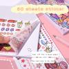 1000+ Unique Washi Stickers,50 Sheets Stars Kawaii Sticker Book for Teens & Adults, with Retractable Craft Knife & Tweezers, Reusable Stickers for Journaling, Scrapbooking & DIY Decor view 3