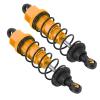 2Pcs RC Shock Absorber 82mm Aluminum Alloy Upgrade Parts CC01 CC02 Remote Control Car (Gold) view 2
