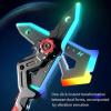 BPiYHUM Interstellar Spark Battle Blade Dual Mode LED Light Blade, Battle Axe Transforming Sci-Fi Toy, 7 Color Change, One Button Switching, Combine Design, Mist Effect, USB Rechargeable view 3