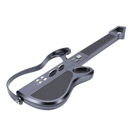 Julihai Kids Guitar Toy, Rechargeable Stringless Smart Electric Guitar Toy Musical Instrument with LED Lights for Boys Girls (Black)