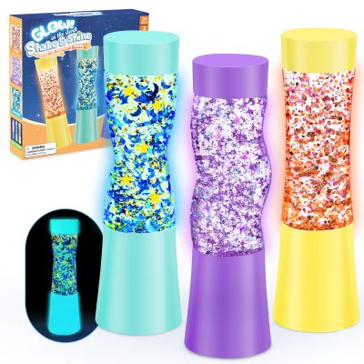 Subao Light Up Sensory Tubes Anxiety Relief Items,Glow in the Dark Fidget Toys for Kids & Adults,Sensory Toys for Kids with Autism Calm Down Corner Supplies,Preschool&Kindergarten Classroom Must Haves