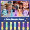 Subao Light Up Sensory Tubes Anxiety Relief Items,Glow in the Dark Fidget Toys for Kids & Adults,Sensory Toys for Kids with Autism Calm Down Corner Supplies,Preschool&Kindergarten Classroom Must Haves view 3