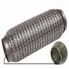 38mm 45mm 51mm 54mm 55mm 60mm 63mm 64mm 70mm 76mm 89mm 102mm Stainless steel car EXhaust Flex Pipe Bellow Flexible Joint Coupler(60mmx220mm) view 1