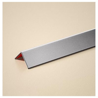 Corner Guard Strip, Aluminum Alloy Prevent Collision Right Angle Metal, Tile Stainless Steel Edging Decoration Living Room Corner Protector(Silver,4x120cm)