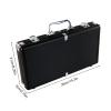 Poker Chip Case Empty - Token Holder, 300 Count Betting Piece Storage For Nights, Pokerware Carrying Box With Secure Latches, Gambler Kit Shell For Clubs, Pubs And Bars view 2