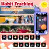 LAISANIM Kids Smart Phone, 2.8 Inch Touchscreen Learning Toy with Dual Camera and 8GB Memory, Educational Boys and Girls Ages 3-12 (Purple Dinosaur) view 3