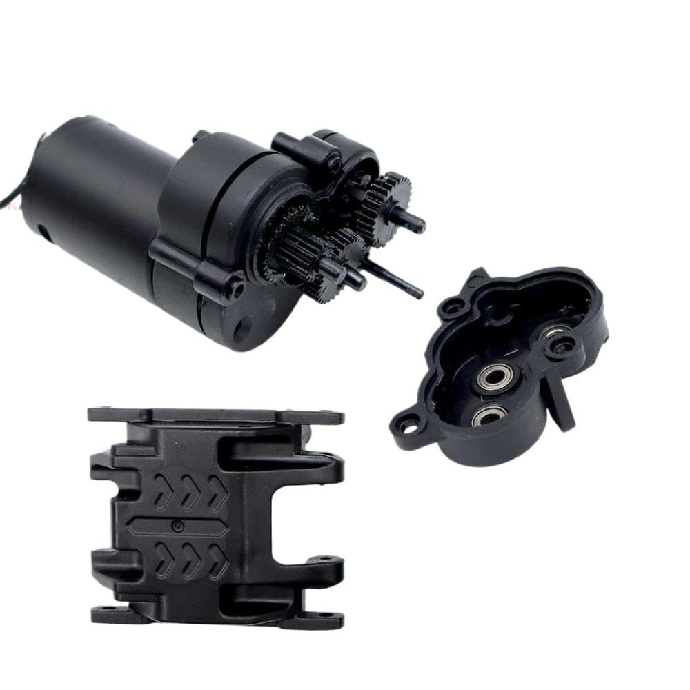 2 Speed Gearbox Assembly Transmission Motor Set with Servo Compatible with 1 18 RC Crawler Bronco C8809 C8801(Gearbox)