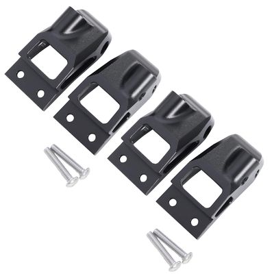 Aluminum Front Rear Shock Tower Shock Bracket Mount for VP Vanquish VS4-10 Chassis VPS08451 VPS08450 RC Crawler Upgrade Part (Black 4pcs)