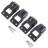 Aluminum Front Rear Shock Tower Shock Bracket Mount for VP Vanquish VS4-10 Chassis VPS08451 VPS08450 RC Crawler Upgrade Part (Black 4pcs) view 1