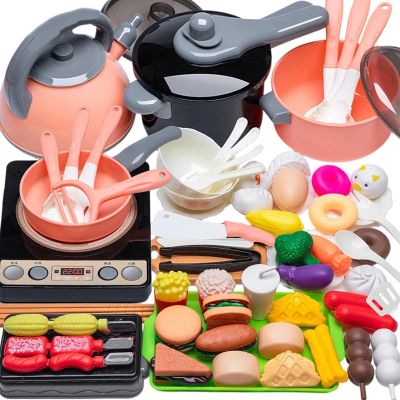 Toddler Cooking Playset with Rotating Vegetable Selection Educational Role Play Kitchen Accessories Realistic Cooking Toy