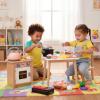 Toddler Cooking Playset with Rotating Vegetable Selection Educational Role Play Kitchen Accessories Realistic Cooking Toy view 2