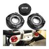 Fit For CFMOTO CF675NK 675SR-R NK675 SRR675 Three-Star Column Upper Shock-absorbing Trim Cap Front Cover(3pcs- Black) view 3
