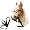 Set Hobby Horse Haflinger A3 with Bridle and Black Halter - Realistic Hobbyhorse for Kids 4-12 Years view 1