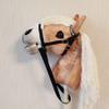 Set Hobby Horse Haflinger A3 with Bridle and Black Halter - Realistic Hobbyhorse for Kids 4-12 Years view 2