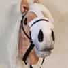 Set Hobby Horse Haflinger A3 with Bridle and Black Halter - Realistic Hobbyhorse for Kids 4-12 Years view 3