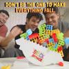 Stack Attack XL Tower Game, Giant Tabletop Games for Kids & Adults, Family Game Night Building Block and Stacking Gifts, Includes 100 Pcs & 36 Cards, Balance Novelty Toy Gift view 3