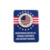 1 1/4" Bulk Patriotic Thank a Veteran Metal Pins on Personalized Card for 48 view 1