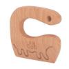 RASTKY Wooden Kids Chopper Safe Beech Wood Knife Kids Cooking Toy for Age 2-8 Kitchen Outdoor Activities (Dinosaur) view 1