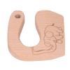 RASTKY Wooden Kids Chopper Safe Beech Wood Knife Kids Cooking Toy for Age 2-8 Kitchen Outdoor Activities (Elephant) view 2