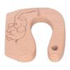 RASTKY Wooden Kids Chopper Safe Beech Wood Knife Kids Cooking Toy for Age 2-8 Kitchen Outdoor Activities (Elephant) view 3