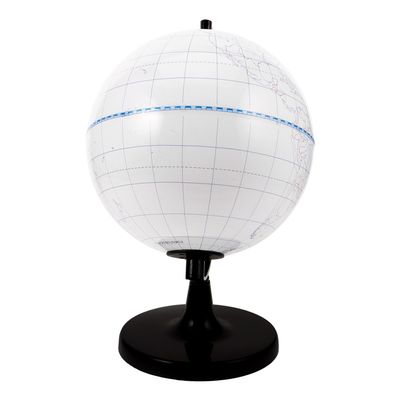 BRIGHTFUFU DIY Blank Globe 20cm Erasable Globe Coloring Model for Geography Learning Ornament