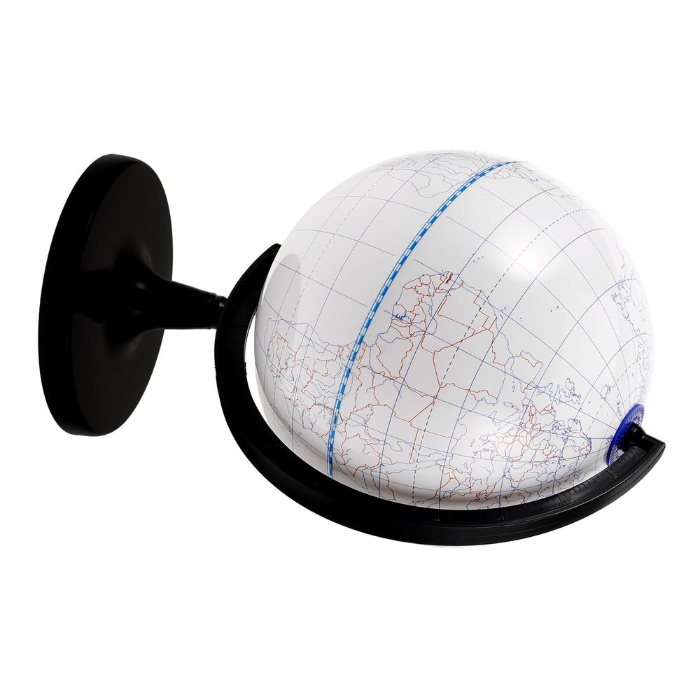DIYEAH DIY Blank Globe Coloring Model 20cm Erasable Educational Globe for Geography Learning for Creative Painting and Classroom Use