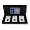 2025 Lincoln Penny Set with Omega Mark Lasered in - 3 Coins Set - 1 Coin Gold Plated - Coins for Collectors - 2025 Penny Colectibles 2 view 1