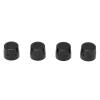 4pcs Aluminum Alloy Wheel Hub Screw Nut Set, RC Wheel Hub Nut Kit for 1/10 Remote Control Car with 1.9in Wheel Hub, Disconnect Type Lightweight Replacement Nuts (Black) view 2