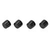 4pcs Aluminum Alloy Wheel Hub Screw Nut Set, RC Wheel Hub Nut Kit for 1/10 Remote Control Car with 1.9in Wheel Hub, Disconnect Type Lightweight Replacement Nuts (Black) view 3