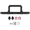 Rc Bumper Parts For D90 D110 RC-4WD 1/10 Metal Front Bumper With Winching Hooks Mounting Hardware RC Crawler Car Parts Modified Replacement view 1